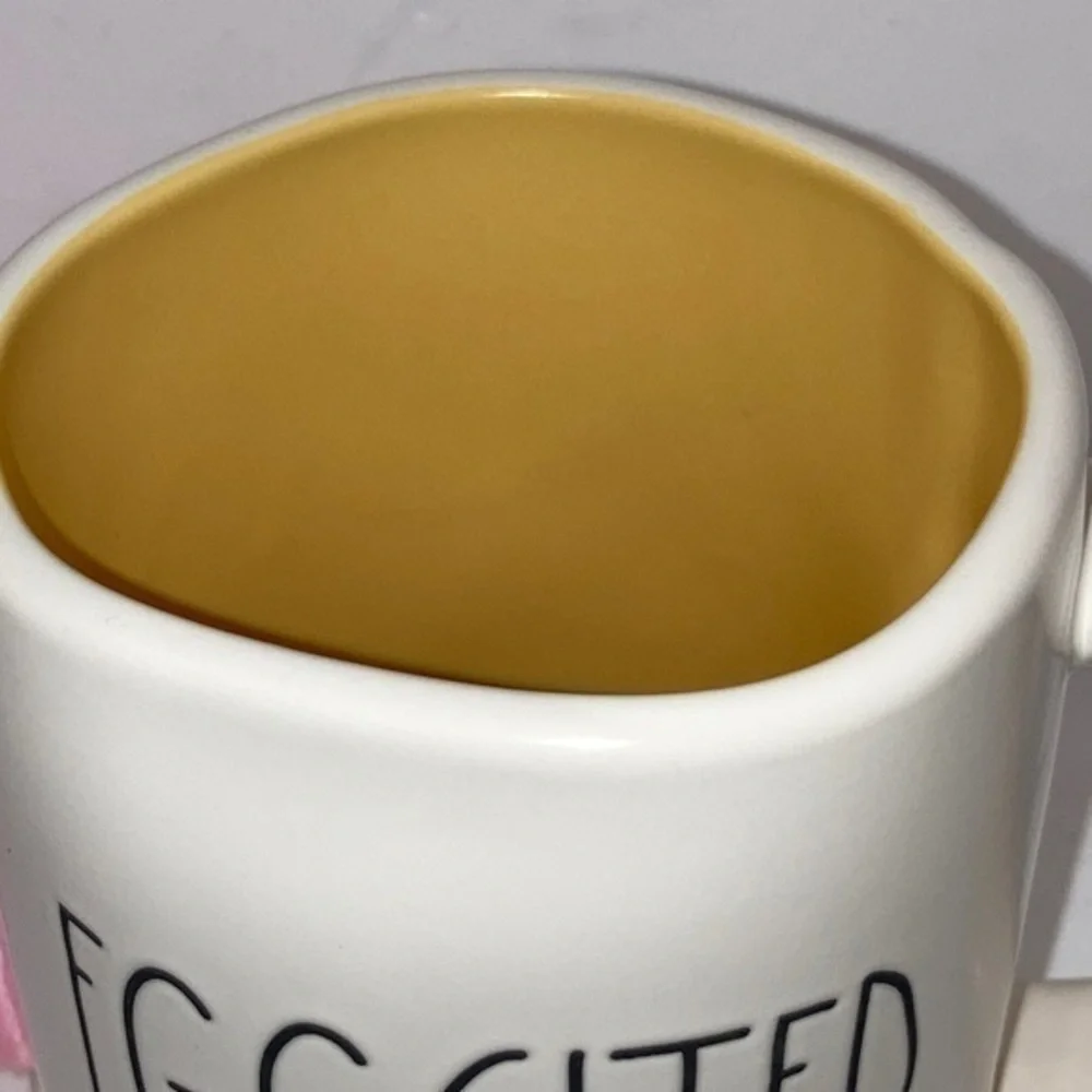 Rae Dunn LL Mug “EGGCITED”